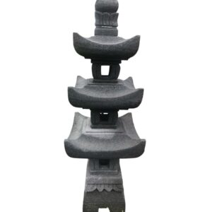 Kézzel faragott kerti kő pagoda