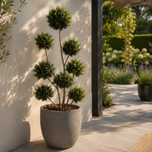 Pom-pon formájú japán magyal (Ilex maximowicziana 'Kanehirae')