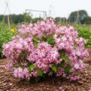 Rózsaszín gyöngyvirágcserje (Deutzia hybrida 'Pink Pompon')