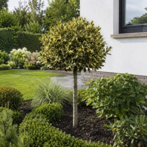 Tarka levelű magyal (Ilex aquifolium 'Variegatum')